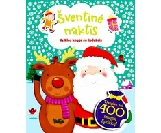 Šventinė naktis. Veiklos knyga su lipdukais