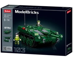 Sluban Stridsvagn 103 karinio tanko blokelių konstruktorius, 692 det., 6+