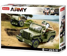 Visureigis "Willys MB" su patranka "M3“, 6+