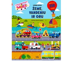"Žeme, vandeniu ir oru. Lipdukų knyga", 3+