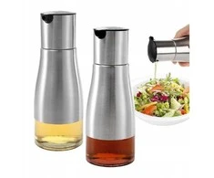 Winder Home Aliejaus dozatorius 320 ml – stiklinis butelis prieskoniams ir padažams