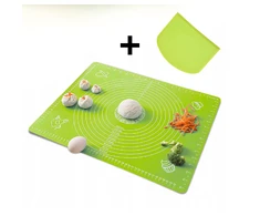 Winder Home Didelė silikoninė tešlos kočiojimo lenta 30×40 cm + plastikinis peilis tešlai