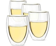 Winder Home dvigubų sienelių stiklinės , 4 vnt., 350 ml (kavai ir arbatai)