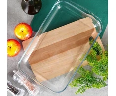 Winder Home Stačiakampis stiklinis kepimo indas 1,6 l
