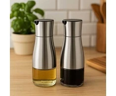 Winder Home Stiklinis aliejaus buteliukas su dozatoriumi – 2 vnt. po 320 ml