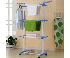 Džiovyklė Winder Home Sulankstoma drabužių džiovykla Winder, 75x50x170 cm Melyna