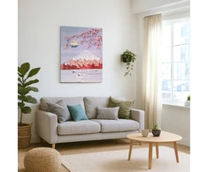 Winder Home Tapyba pagal skaičius – paveikslas, dažai, teptukai, rinkinys „Fudžijama“, 40×50 cm