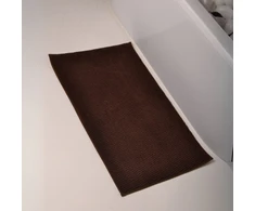 Winder Home Vonios kambario kilimėlis „Noodles short“ – rudos spalvos, minkštas ir neslystantis, 50 × 80 cm