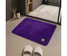 Winder Home Vonios kambario kilimėlis „Sweetness“ – violetinis, minkštas ir neslystantis, 50 × 80 cm