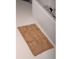 Winder Home Vonios kambario kilimėlis„Noodles long”– rudos spalvos, minkštas ir neslystantis, 50 × 80 cm