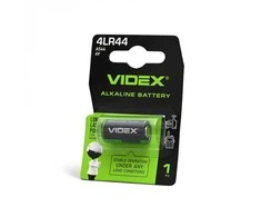 Baterija 4LR44 / A544 VIDEX (2 vnt.) Alkaline, 6V