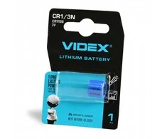 Baterija CR1 / 3N VIDEX (1 vnt.) Lithium, 3V, 170mAh