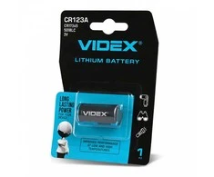 Baterija CR123A VIDEX (1 vnt.) 3V Lithium 1500mAh
