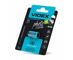 Baterija CR2 VIDEX (1 vnt.) Lithium, 3V, 800mAh