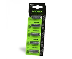 Baterijos A23 / E23A VIDEX (5 vnt.) Alkaline, 12V, 55mAh