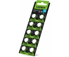 Baterijos AG10 / LR1130 VIDEX (30 vnt.) 1.5V Alkaline 78mAh