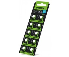 Baterijos AG3 / LR41 VIDEX (30 vnt.) 1.5V Alkaline 41mAh