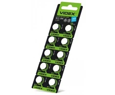 Baterijos AG13 / LR44 VIDEX (30 vnt.) 1.5V Alkaline 158mAh