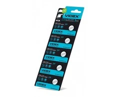 Baterijos VIDEX CR1225 (15 vnt.) 3V Lithium 48mAh