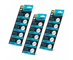 Baterijos VIDEX CR2025 (15 vnt.) 3V Lithium 160mAh
