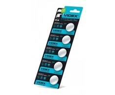 Baterijos VIDEX CR2032 (15 vnt.) 3V Lithium 220mAh