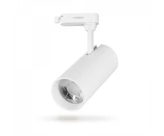 Bėginis šviestuvas LED taškinis 20W, 1600Lm 4000K, VIDEX VLE-TR04-204W TOR-Baltas, balta (neutrali balta šviesa)