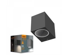 Fasadinis šviestuvas GU10, IP54 VIDEX VL-AR011G ARON-GRAY, pilkas