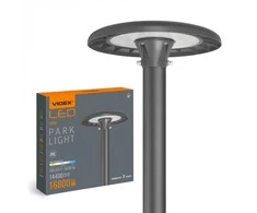 Gatvės - parko šviestuvas (žibintas) VIDEX VL-SLP01-120B, 80-100-120W 16800Lm, 3000/5000/6500K, 220V, IP65