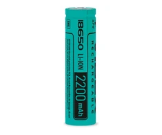 Įkraunama baterija 18650 Li-Ion, 3.7V, 2200mAh VIDEX 18650/2200/BULK1/3.7V (1 vnt.)