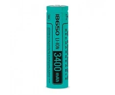 Įkraunama baterija VIDEX Li-Ion 18650, 3400mAh, 3,7 V