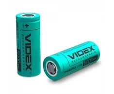 Įkraunama baterija VIDEX Li-Ion 26650, 5000mAh, 3,7V