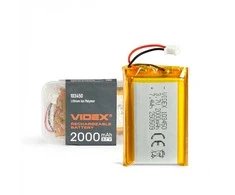 Įkraunama VIDEX ličio polimerų baterija 2000mAh, VLF-B103450-20