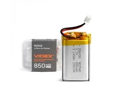 Įkraunama VIDEX ličio polimerų baterija 850mAh, VLF-B902540-85