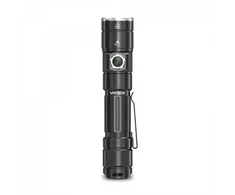 Įkraunamas LED žibintuvėlis 10W 1200Lm 5000K, Li-ion 18650 2200mAh, VIDEX VLF-A105Z, su reguliuojamu priartinimu (ZOOM)