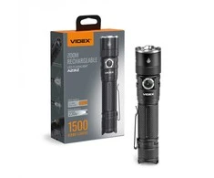 Įkraunamas LED žibintuvėlis 20W 1500Lm 5000K, Li-ion 21700 4000mAh, VIDEX VLF-A231Z, su reguliuojamu priartinimu (ZOOM)! + taktinis mygtukas