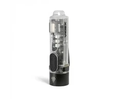 Įkraunamas mini LED žibintuvėlis Luminus SST20 + SMD Raudonas/UV, 400Lm 5000K, USB Type-C įkrovimas, įmontuota 250mAh baterija, VIDEX VLF-AK012, gali būti naudojamas kaip raktų pakabukas!