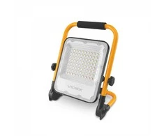 Įkraunamas, nešiojamas LED prožektorius 50W, 1600 Lm 5000 K, ličio jonų baterija 10000 mAh, VIDEX