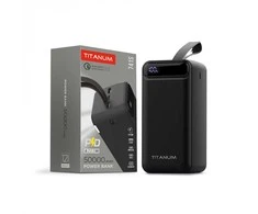 Išorinis akumuliatorius - Power bank TITANUM 741S 22.5W, 50 000 mAh