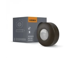 Judesio ir šviesos jutiklis VIDEX VL-SPC12B, 8m, 10sek.-7min., 10-2000lx, 360*, IP20, juodas