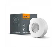 Judesio ir šviesos jutiklis VIDEX VL-SPC12W, 8m, 10sek.-7min., 10-2000lx, 360*, IP20, baltas