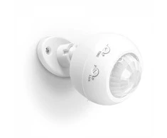 Judesio ir šviesos jutiklis VIDEX VL-SPS27W, 8m, 10sek.-7min., 10-2000lx, 360*, IP20, baltas