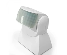 Judesio ir šviesos sensorius PIR 12m 10sec-15min 3-2000lx 160° IP65, VIDEX VL-SPW15W | baltas – Judesio aptikimas iki 12m atstumu ir platus 160° veikimo kampas