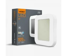 Lauko šviestuvas LED 24W, 1920Lm 5000K, VIDEX VLE-BHFS-245 VIKA IP65 (neutrali balta šviesa), balta