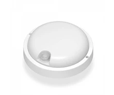 Lauko šviestuvas su judesio jutikliu LED 11W, 880Lm 5000K, VIDEX VLE-BHR-115W-SP KIRA IP54 (neutrali balta šviesa), balta