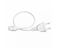 LED juostos jungtis su maitinimo kabeliu 220V lizdui + galinis dangtelis VIDEX VL-LST-CB65-FC06 – Tiesioginis prijungimas prie tinklo be sudėtingų įrankių