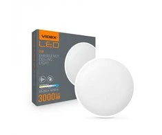 LED lubinis šviestuvas - avarinis žibintas su baterija ir judesio jutikliu 15-30W, Videx