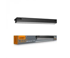 Pakabinamas šviestuvas Linijinis LED šviestuvas (sujungiamas) 24W 600mm, 2400Lm 5000K, IP20 VIDEX VL-BNL02-24065B (neutrali balta šviesa), juodas