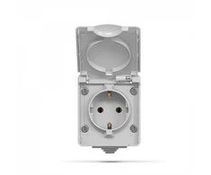 Lizdas lauko v/a 1V, Videx Binera, pilkas, IP65 VF-BNW21G-G