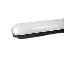 Lubinis šviestuvas Drėgmei atsparus linijinis šviestuvas (-25°C~+40°С) LED 36W 1200mm 5760Lm 5000K IP65 VIDEX VL-BNWL05-36125B | juodas – drėgmei atsparus šviestuvas sandėliams ir gamybinėms patalpoms