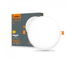 Lubinis šviestuvas - įleidžiamas LED 24W, 2950Lm 4000K, Videx